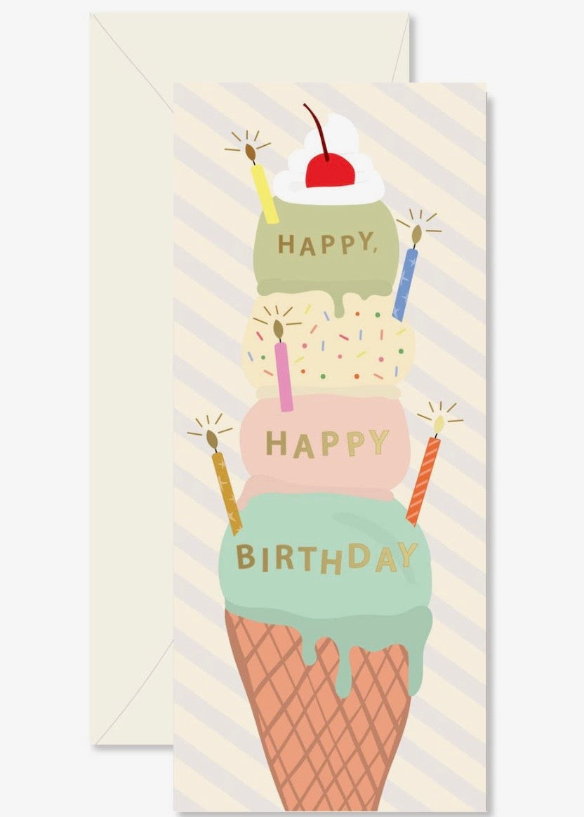 Birthday Ice Cream Card