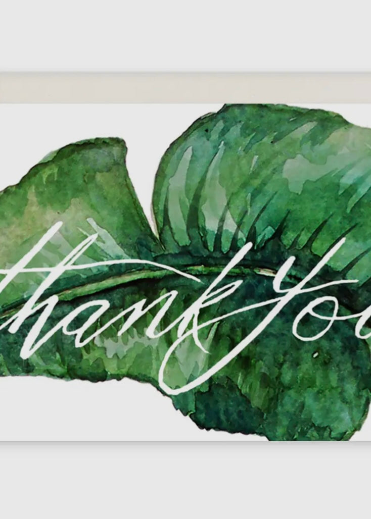 Thank You Palm Card