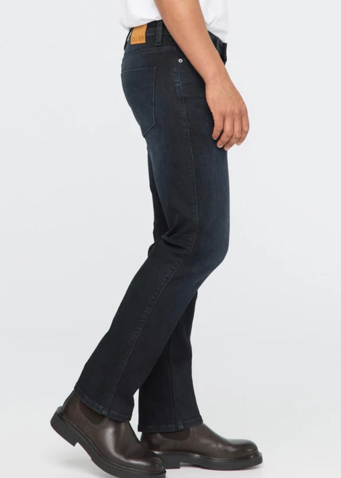 Performance Denim+ Straight - Carbon Stone