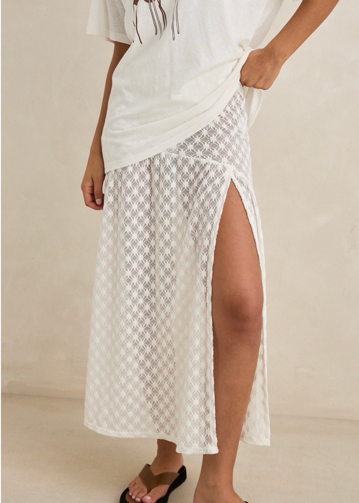 Gigi Lace Maxi Skirt