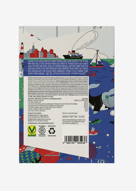 Vegan Sea Salt Chocolate Bar | 120g