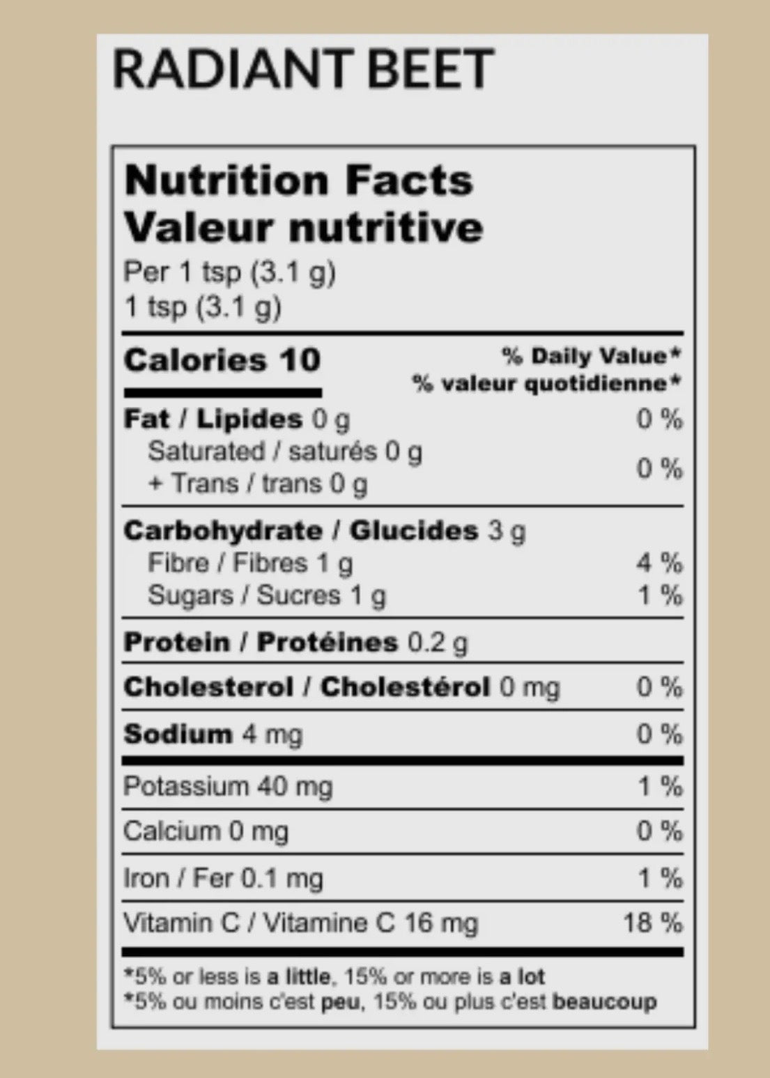 Radiant Beet Superfood Latte