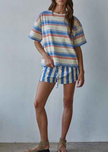 Caspian Striped Tee