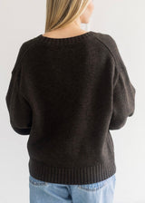 Knit V-Neck Sweater