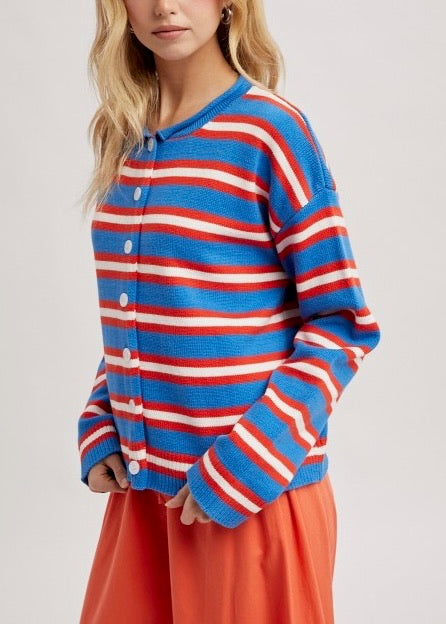Imara Stripe Cardigan