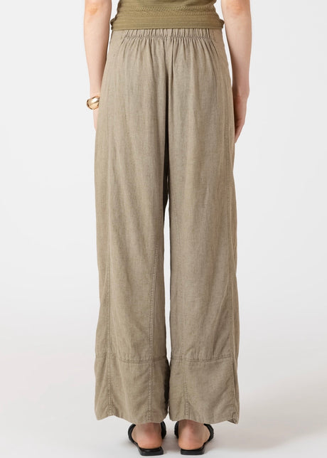 Wide Leg Linen Pant