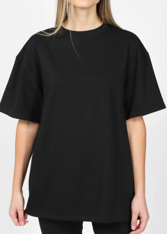 トップス LAYERED OVERSIZED LONG T-SHIRTS / SEVEN Wihion Women Oversized Long Sleeve T-Shirts Cotton Crewneck
