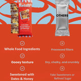 Snack Size Salty Peanut Caramel Brownie Batter Bite (DF + GF)