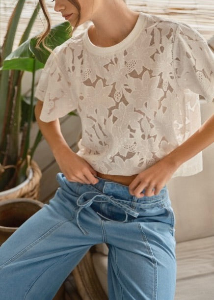 Leila Lace T-Shirt