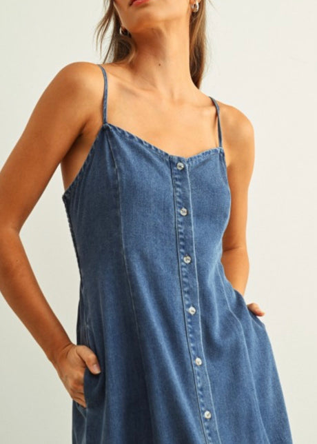 Clove Button Down Maxi Dress
