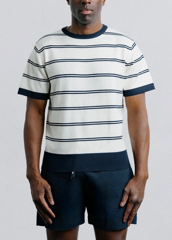 Knit Stripe Tee