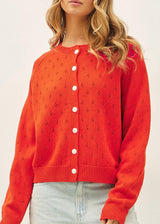 Dara Pointelle Cardigan
