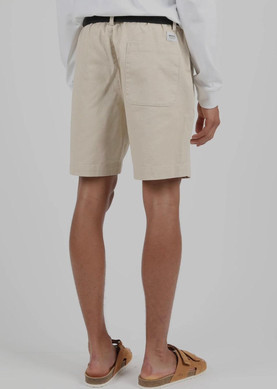 Cotton Twill Jogger Shorts