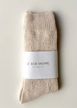 Modal Eyelet Socks