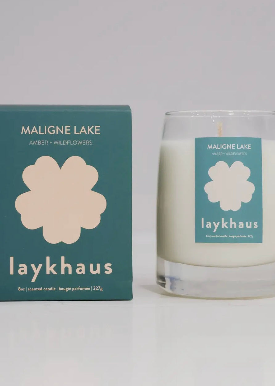 Amber + Wildflowers - Maligne Lake Candle