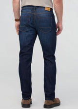Performance Denim Athletic Taper Marina Blue