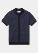 Robles Knit Jacquard Button Up