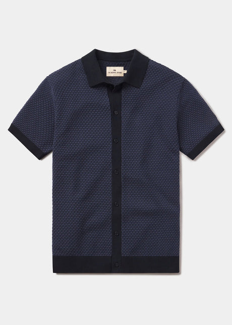 Robles Knit Jacquard Button Up