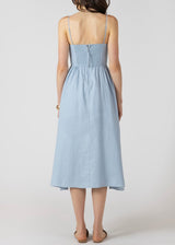 V Waist Maxi Dress