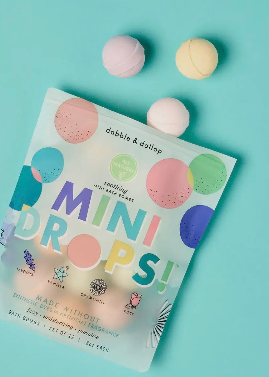 Mini Syrup Rings Mini Drops Soothing Bath Bomb – Red Ribbon
