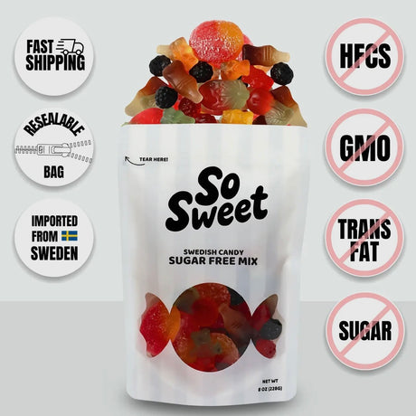 Swedish Candy Sugar-Free Mix (8 oz)