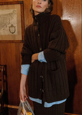 Ribbed Knit Cardigan