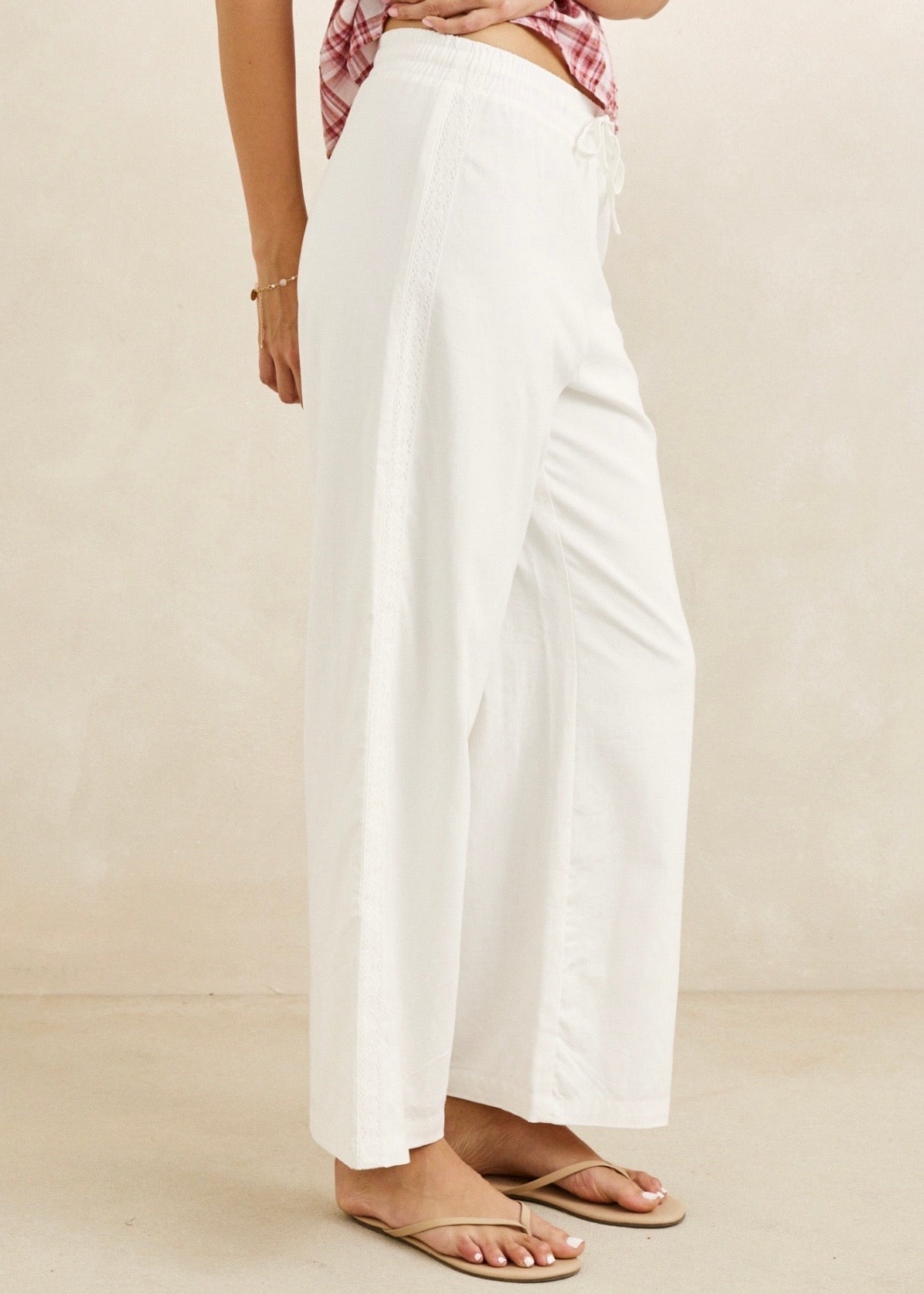Annabelle Lace Trim Pant