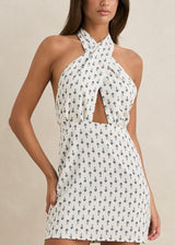 Seacliff Halter Mini Dress