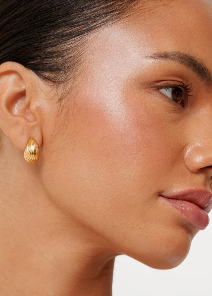 Ridged Earrings