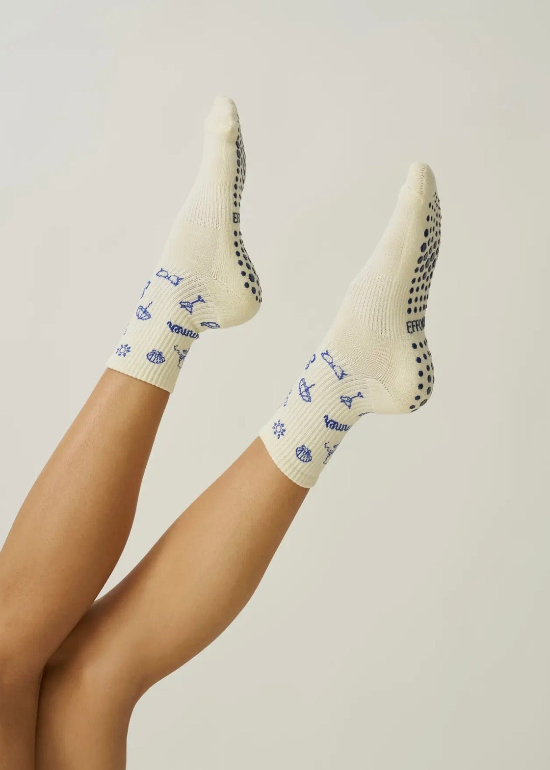 Vintage Summer  Grip Socks
