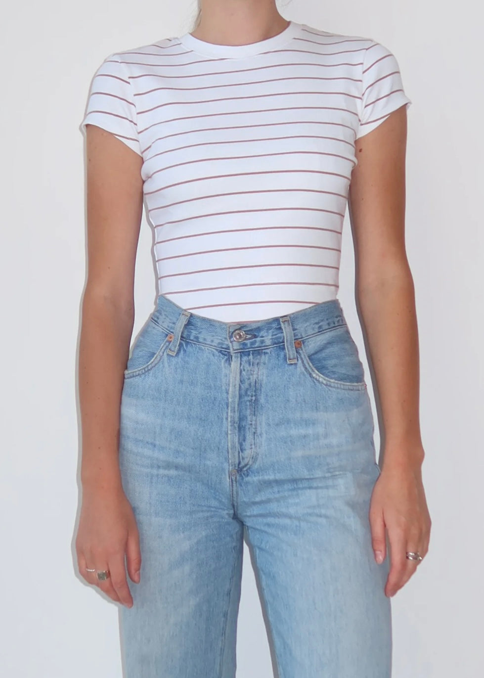 Fawn Shirt with Cap Sleeves