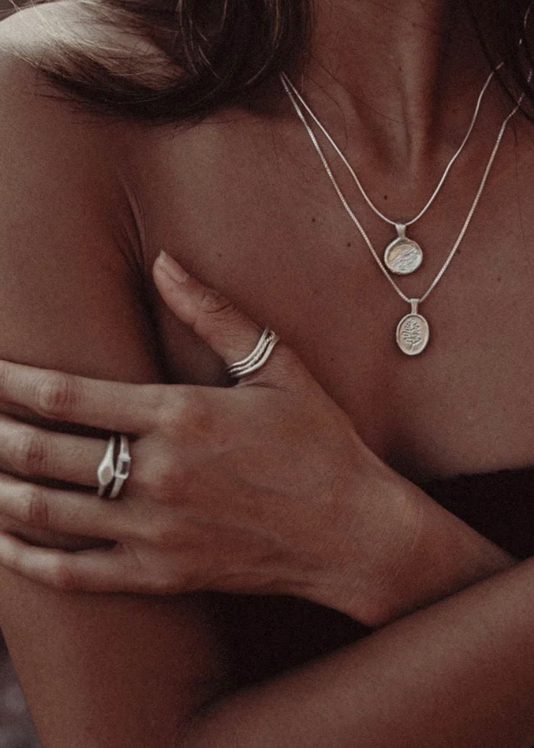 Lupine Necklace in Sterling Silver