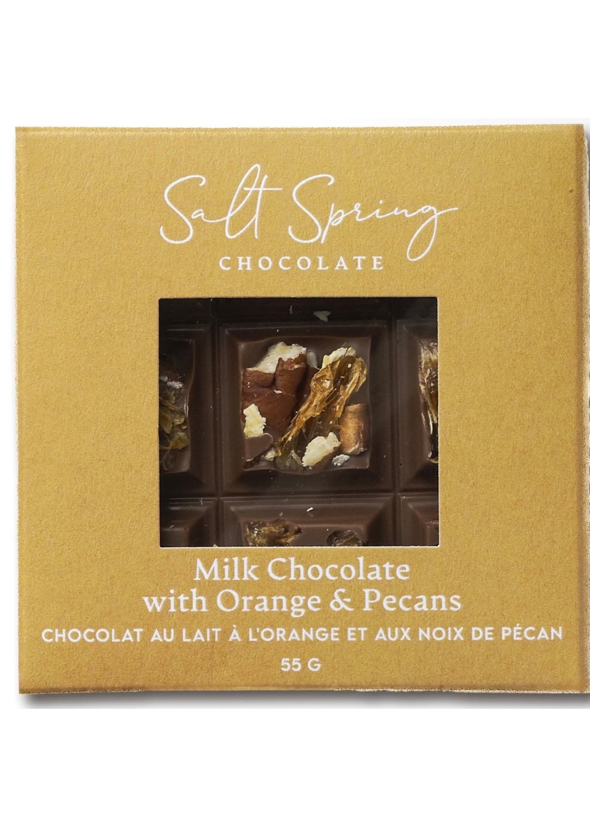 Milk Chocolate Roasted Pecan & Orange Peekaboo Bar