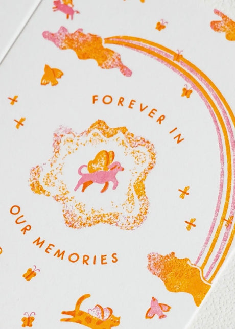 Forever Memories | Pets | Letterpress Card