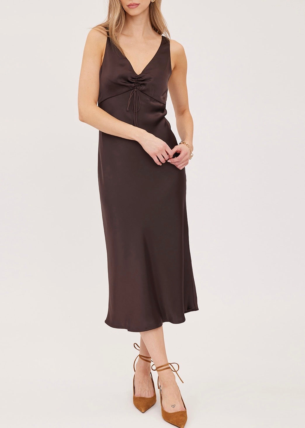 Antonia Satin Dress