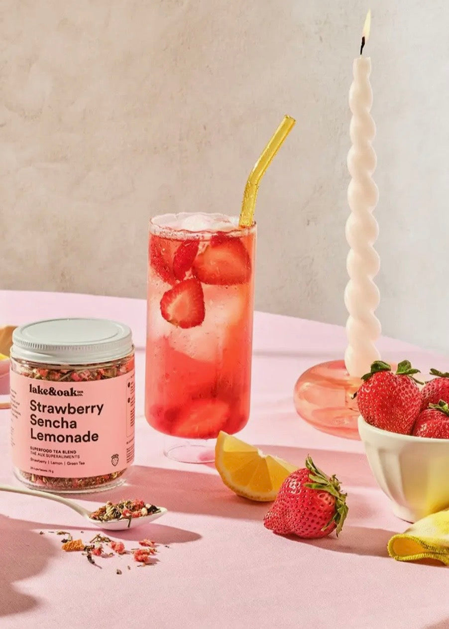 Strawberry Sencha Lemonade - Superfood Tea Blend