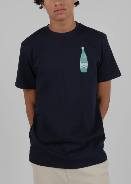 Printed Sparkling Water Artwork T-Shirt