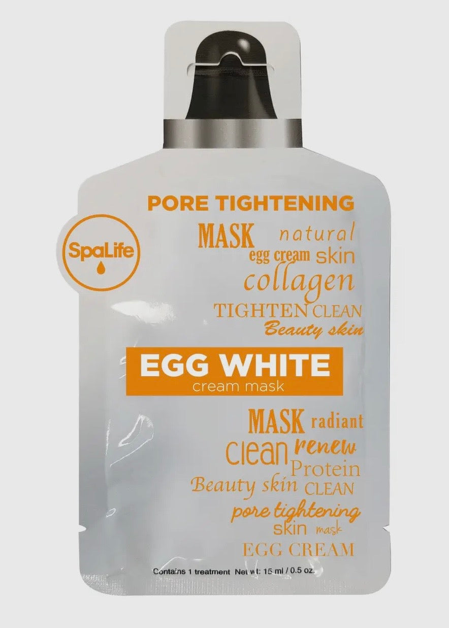 Pore Tightening Mask Egg White Cream Infused Facial Mask