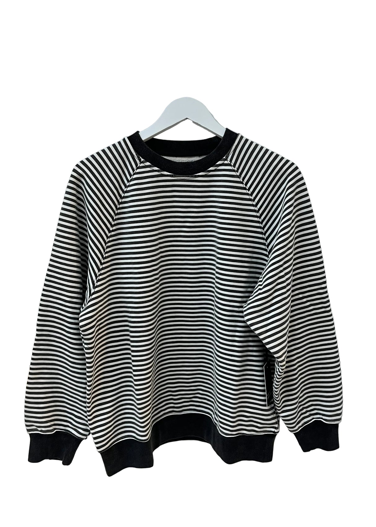 Striped Crew Sweater
