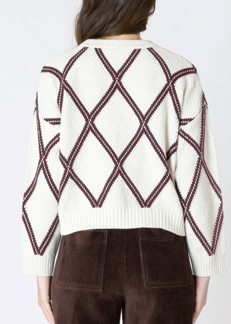 Diamond Check Sweater
