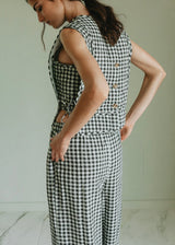 Quilted Checkered Top