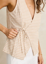 London Check Vest