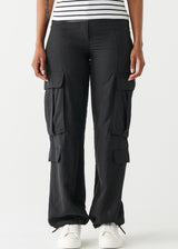 High-Waisted Parachute Cargo Pant