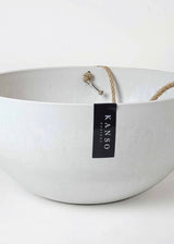 12" Rounded Signature Stone Hanging Planter