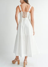 Vi Bustier Midi Dress