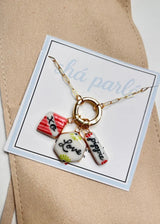 Paperclip Chain with Charm Holder