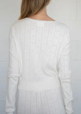 Pointelle Pullover