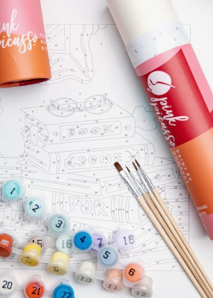 Book Some Time Paint by Numbers Kit