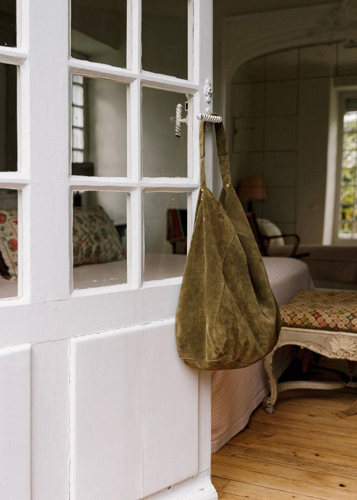 Suede Tote Bag