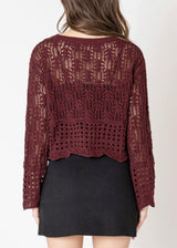 Wavy Hem Sweater